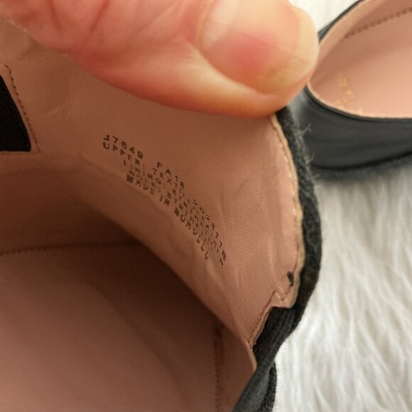 J. Crew Gray Janie Jewel Convertible Smoking Slippers Loafers Mules 9.5 - Picture 8 of 8